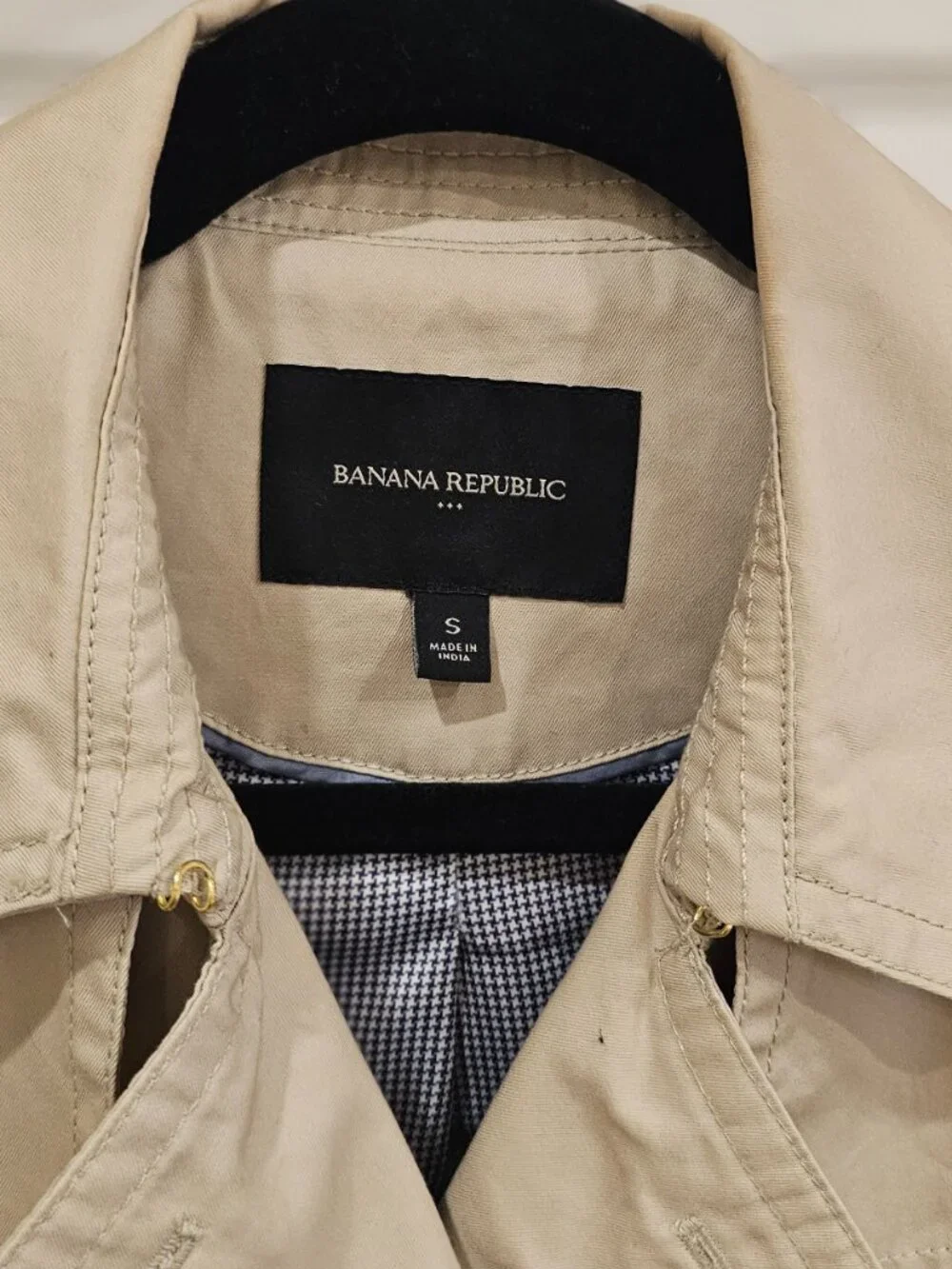 Classic Banana Republic Trench Coat - Khaki - Picture 4 of 6